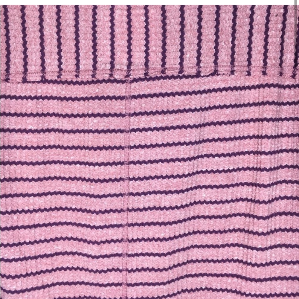 Free People We The Free Auntie Em Thermal Waffle Peplum Long Sleeve Pink… - Picture 3 of 6